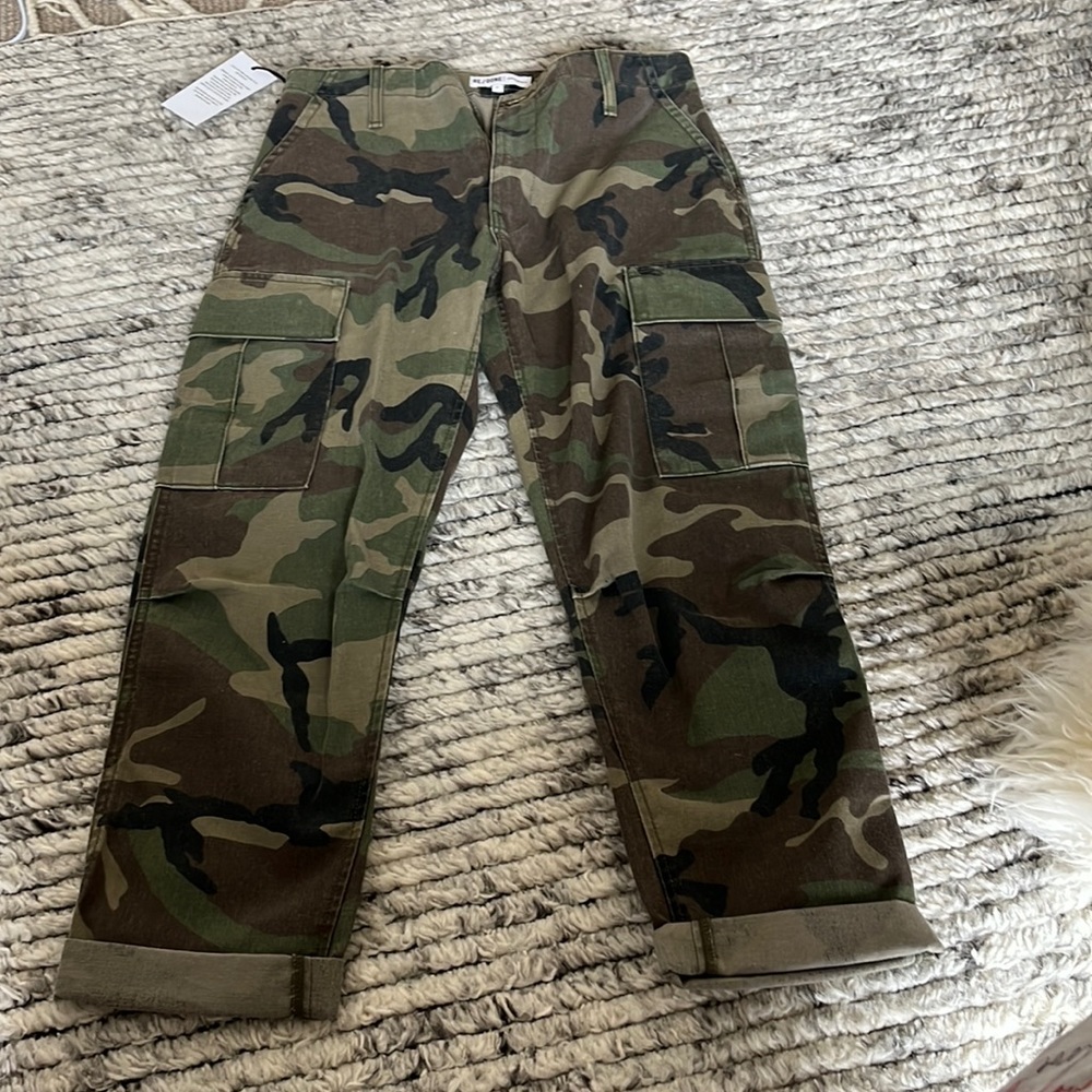 NWT RE/DONE originals camo cargo pants